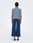 ONLY Madison Crop Denim Jean, Medium Blue product photo View 02 S