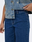 ONLY Madison Crop Denim Jean, Medium Blue product photo View 04 S
