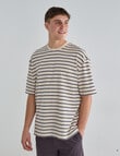 Gasoline Relaxed Ryder Tee, White product photo