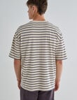 Gasoline Relaxed Ryder Tee, White product photo View 02 S