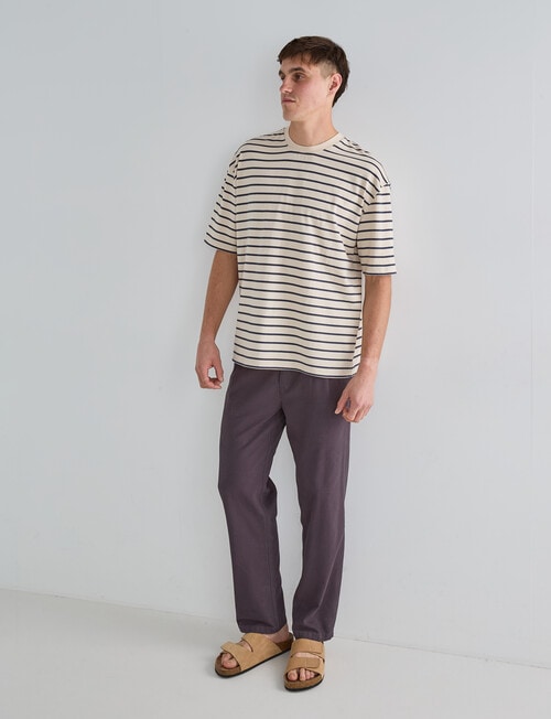 Gasoline Relaxed Ryder Tee, White product photo View 03 L