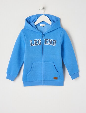 Mac & Ellie Front Zip Hoodie, Sea product photo
