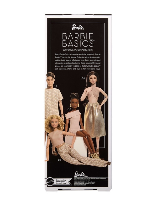 Barbie Basics Model Collector Fashion Doll, 07 product photo View 02 L