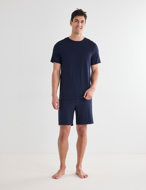 Mazzoni Viscose Rayon from Bamboo Sleep Tee, Midnight product photo View 03 L