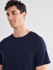 Mazzoni Viscose Rayon from Bamboo Sleep Tee, Midnight product photo View 04 S