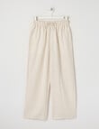 Switch Isla Stripe Tie Waist Linen Blend Pant, Natural product photo