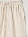 Switch Isla Stripe Tie Waist Linen Blend Pant, Natural product photo View 02 S