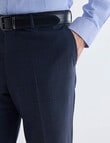 Laidlaw + Leeds Navy Check Tailored Pant, Navy product photo View 04 S