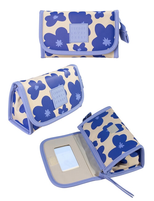 Tender Love + Carry Mirror Purse, Block Floral product photo