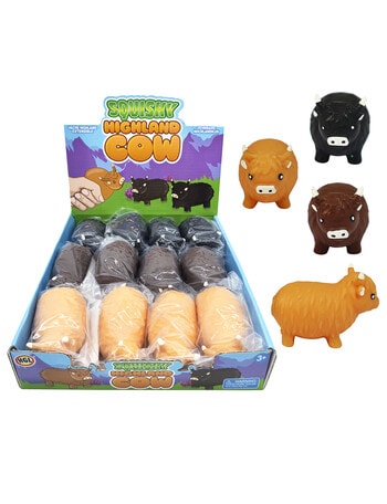 Squeeze Highland Cow, Assorted product photo