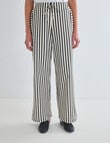 Jigsaw Element Seersucker Pant, Black Stripe product photo View 02 S
