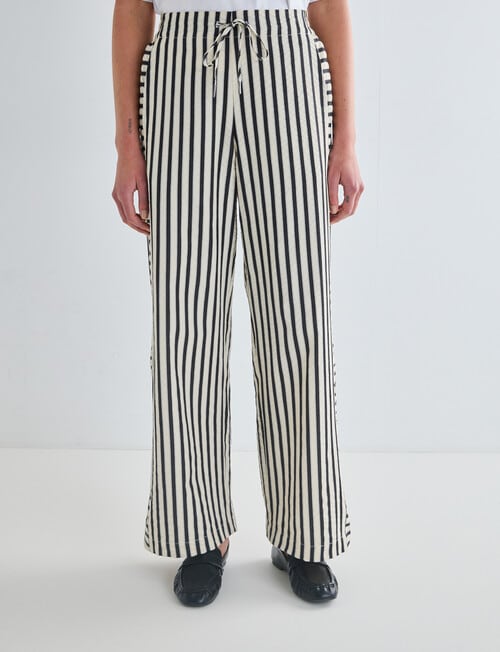 Jigsaw Element Seersucker Pant, Black Stripe product photo View 02 L