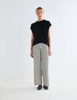 Jigsaw Element Seersucker Pant, Black Stripe product photo View 04 S