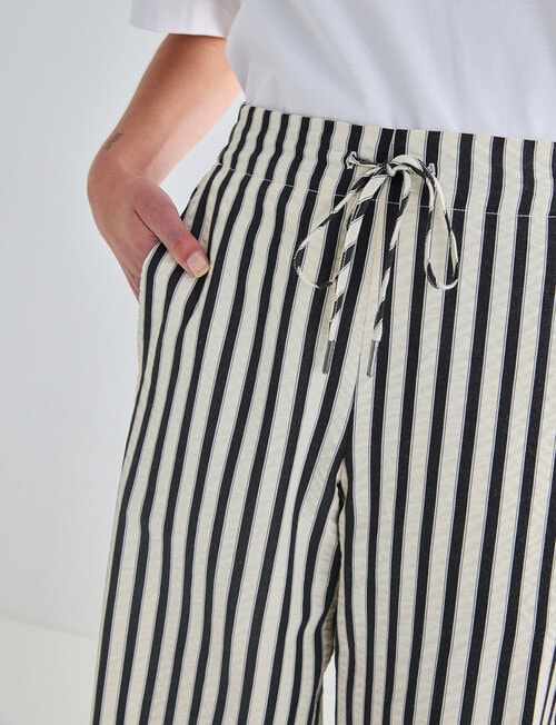 Jigsaw Element Seersucker Pant, Black Stripe product photo View 05 L