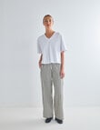 Jigsaw Element Seersucker Pant, Black Stripe product photo View 09 S