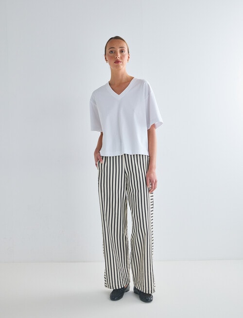 Jigsaw Element Seersucker Pant, Black Stripe product photo View 09 L
