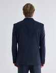 Laidlaw + Leeds Navy Check Tailored Jacket, Navy product photo View 02 S