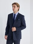 Laidlaw + Leeds Navy Check Tailored Jacket, Navy product photo
