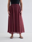 Mineral Zendaya Ramie Skirt, Mahogany product photo View 02 S
