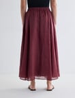 Mineral Zendaya Ramie Skirt, Mahogany product photo View 03 S
