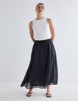 Mineral Zendaya Ramie Skirt, Black product photo