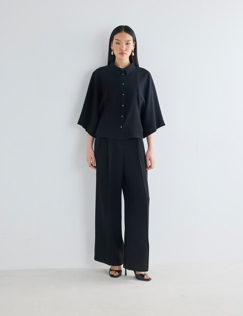 State of play Oscar Suiting Shirt, Black product photo View 03 L