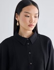 State of play Oscar Suiting Shirt, Black product photo View 04 S
