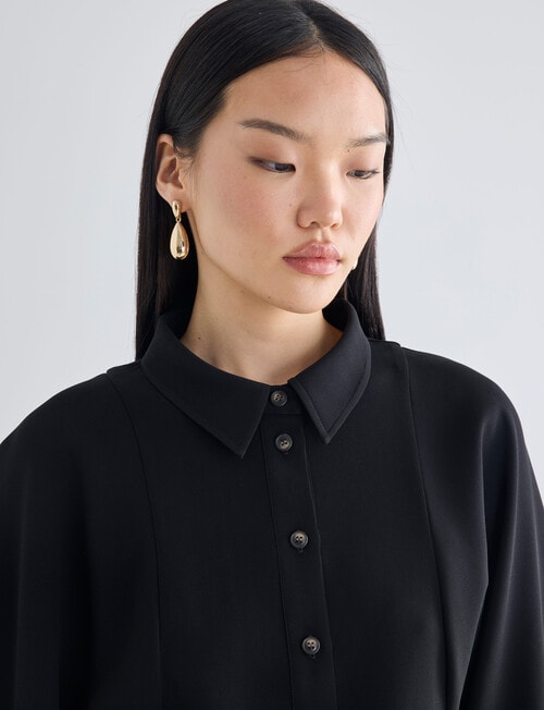 State of play Oscar Suiting Shirt, Black product photo View 04 L