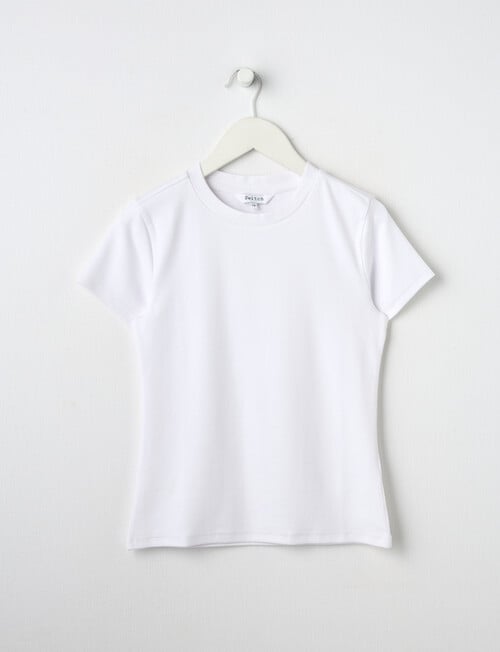 Switch Lulu Short Sleeve Tee, White product photo View 03 L