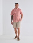 Logan Soul Short Sleeve Shirt, Terracotta product photo View 03 S