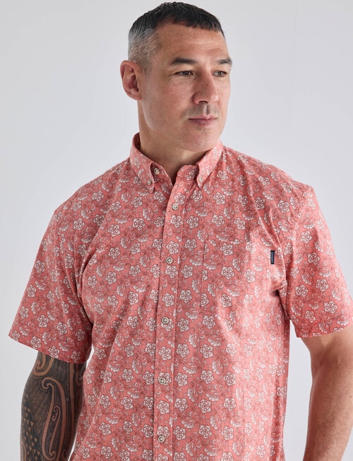 Logan Soul Short Sleeve Shirt, Terracotta product photo