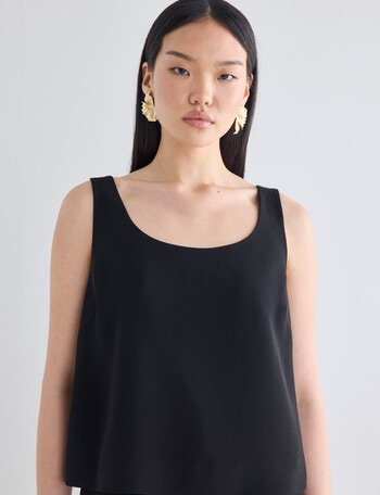 State of play Arlo Suiting Top, Black product photo