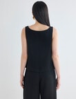 State of play Arlo Suiting Top, Black product photo View 02 S