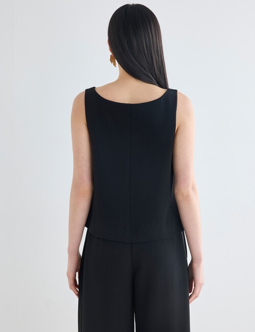 State of play Arlo Suiting Top, Black product photo View 02 L