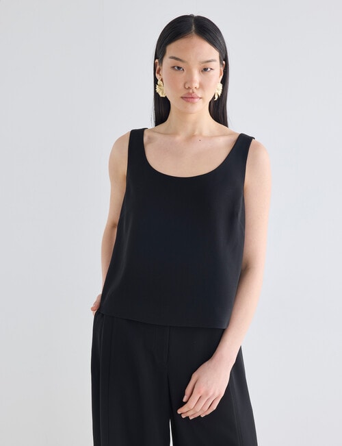 State of play Arlo Suiting Top, Black product photo View 04 L