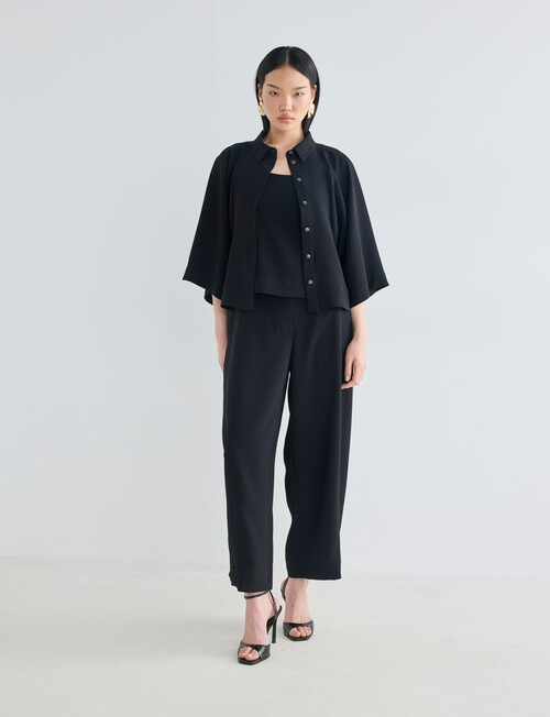 State of play Arlo Suiting Top, Black product photo View 06 L