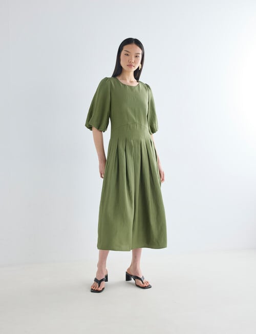 State of play Juniper Dress, Moss product photo View 03 L