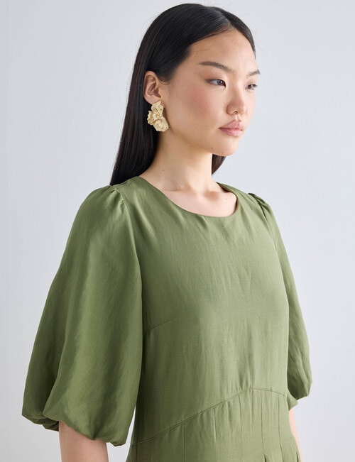 State of play Juniper Dress, Moss product photo View 04 L