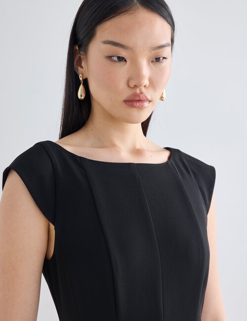 State of play Mateo Suiting Dress, Black product photo View 04 L