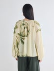 State of play Clover Top, Ecru Print product photo View 02 S