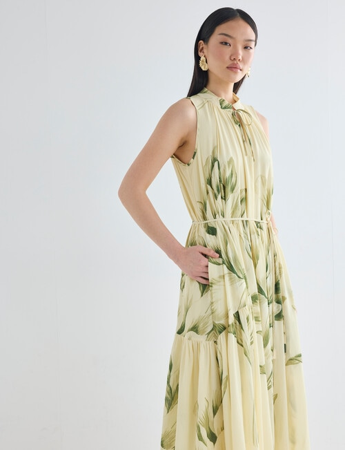 State of play Willow Dress, Ecru Print product photo