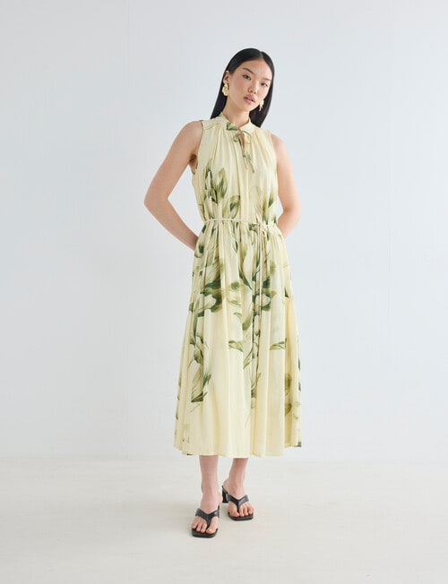 State of play Willow Dress, Ecru Print product photo View 03 L