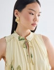State of play Willow Dress, Ecru Print product photo View 04 S