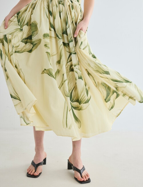 State of play Willow Dress, Ecru Print product photo View 05 L