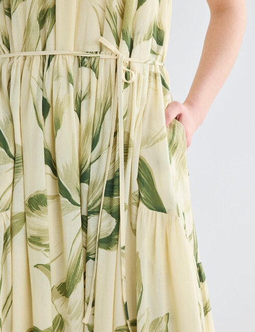 State of play Willow Dress, Ecru Print product photo View 06 L