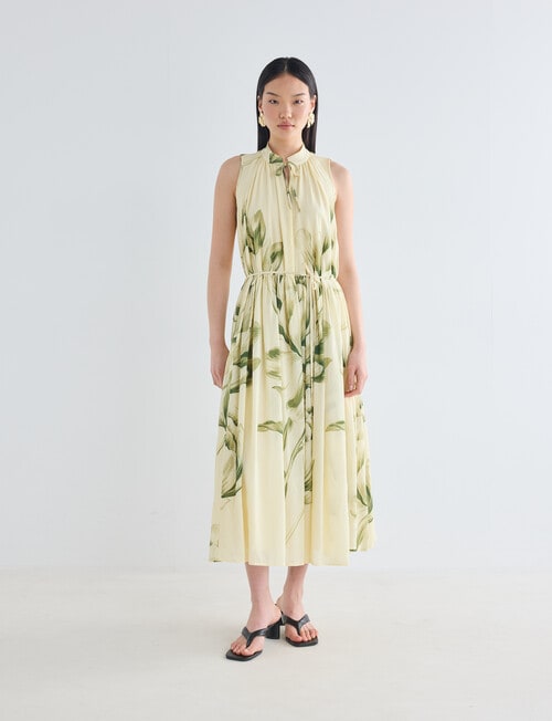 State of play Willow Dress, Ecru Print product photo View 07 L