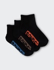 Bonds Quarter Crew Sock, 3-Pack, Red Zeppelin, Mocha Dust & Camp Cove product photo