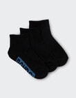 Bonds Quarter Crew Sock, 3-Pack, Red Zeppelin, Mocha Dust & Camp Cove product photo View 02 S