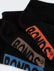 Bonds Quarter Crew Sock, 3-Pack, Red Zeppelin, Mocha Dust & Camp Cove product photo View 03 S