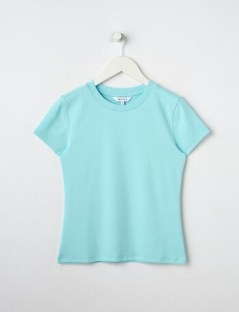 Switch Lulu Short Sleeve Tee, Turquoise product photo